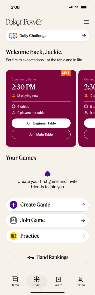 Play Tab Redesign — image 2