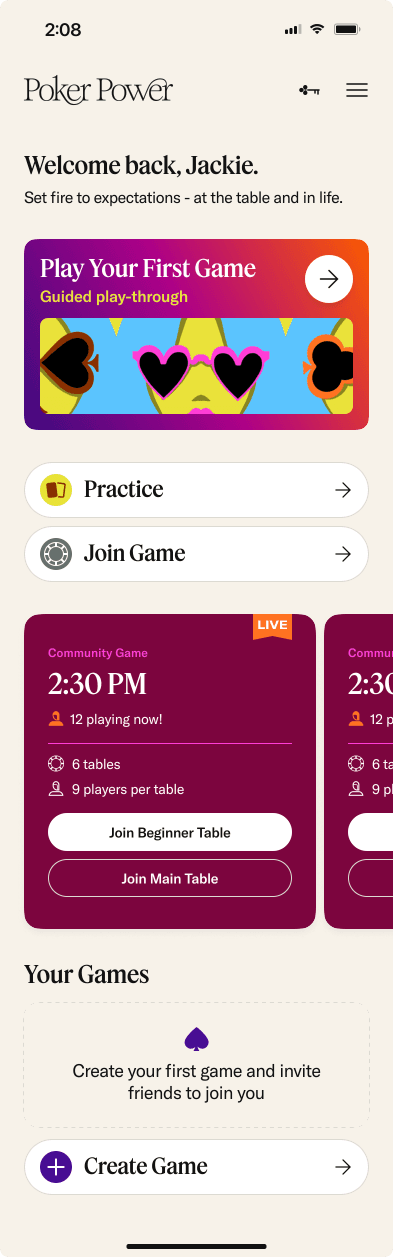Play Tab Redesign — image 1